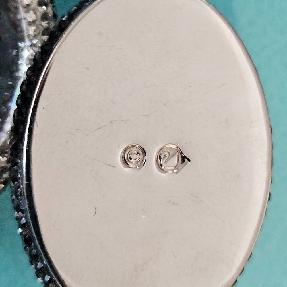 Swarovski Crystal Vita Oval Drop Pierced Earrings - Picture 5 of 7